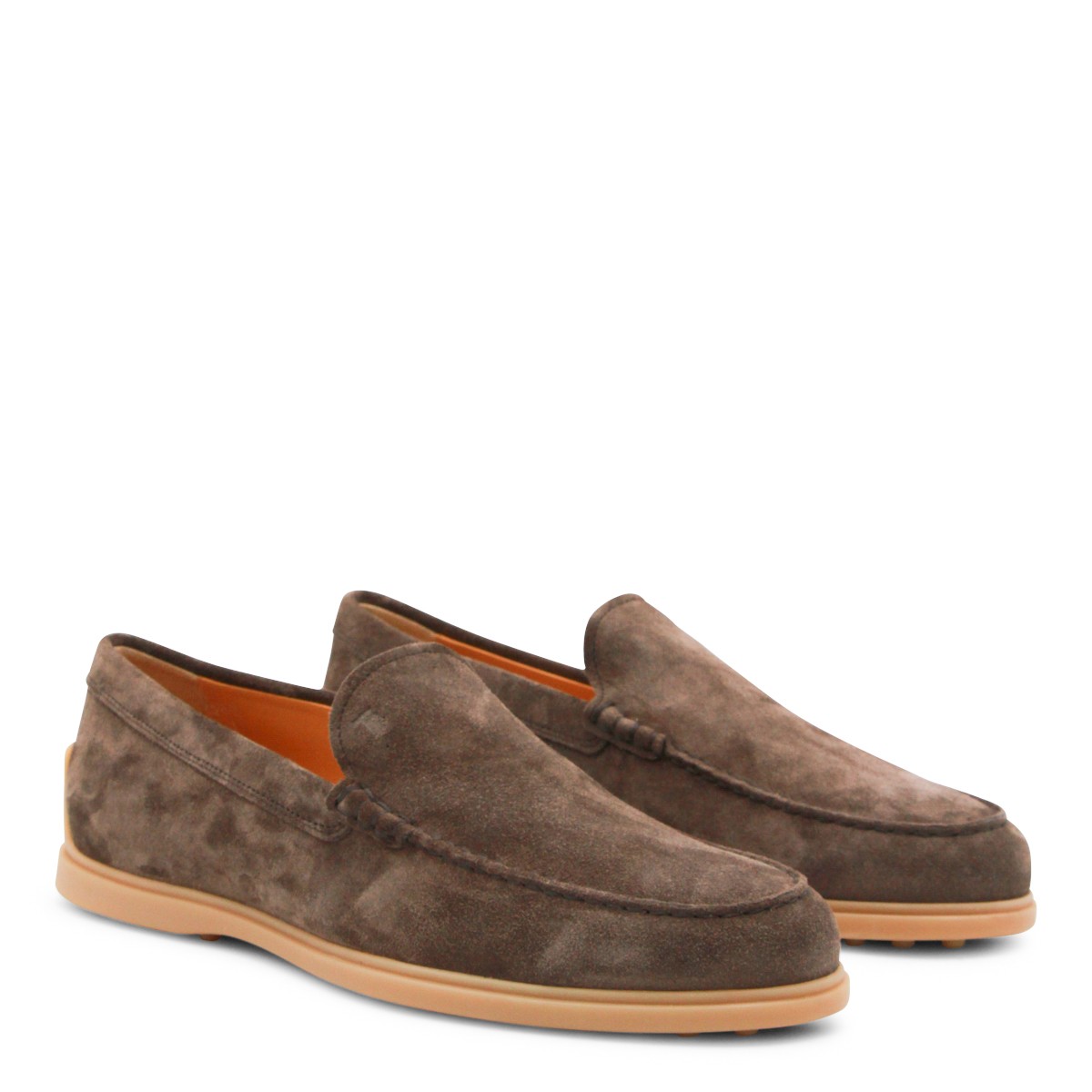 DARK BROWN LEATHER LOAFERS
