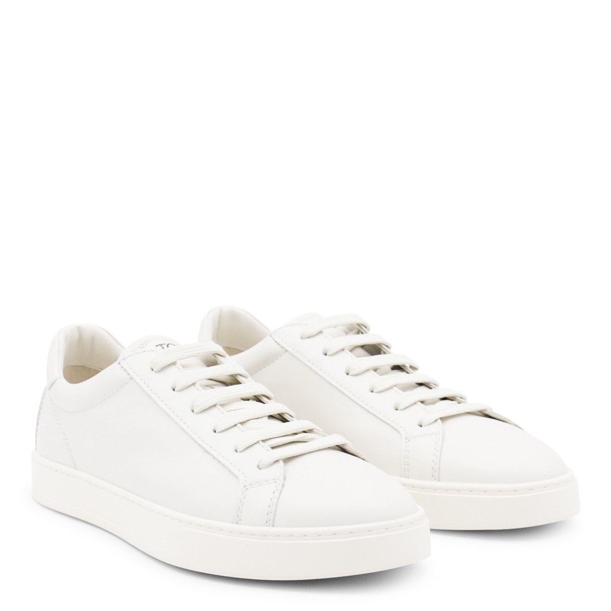 WHITE LEATHER SNEAKERS