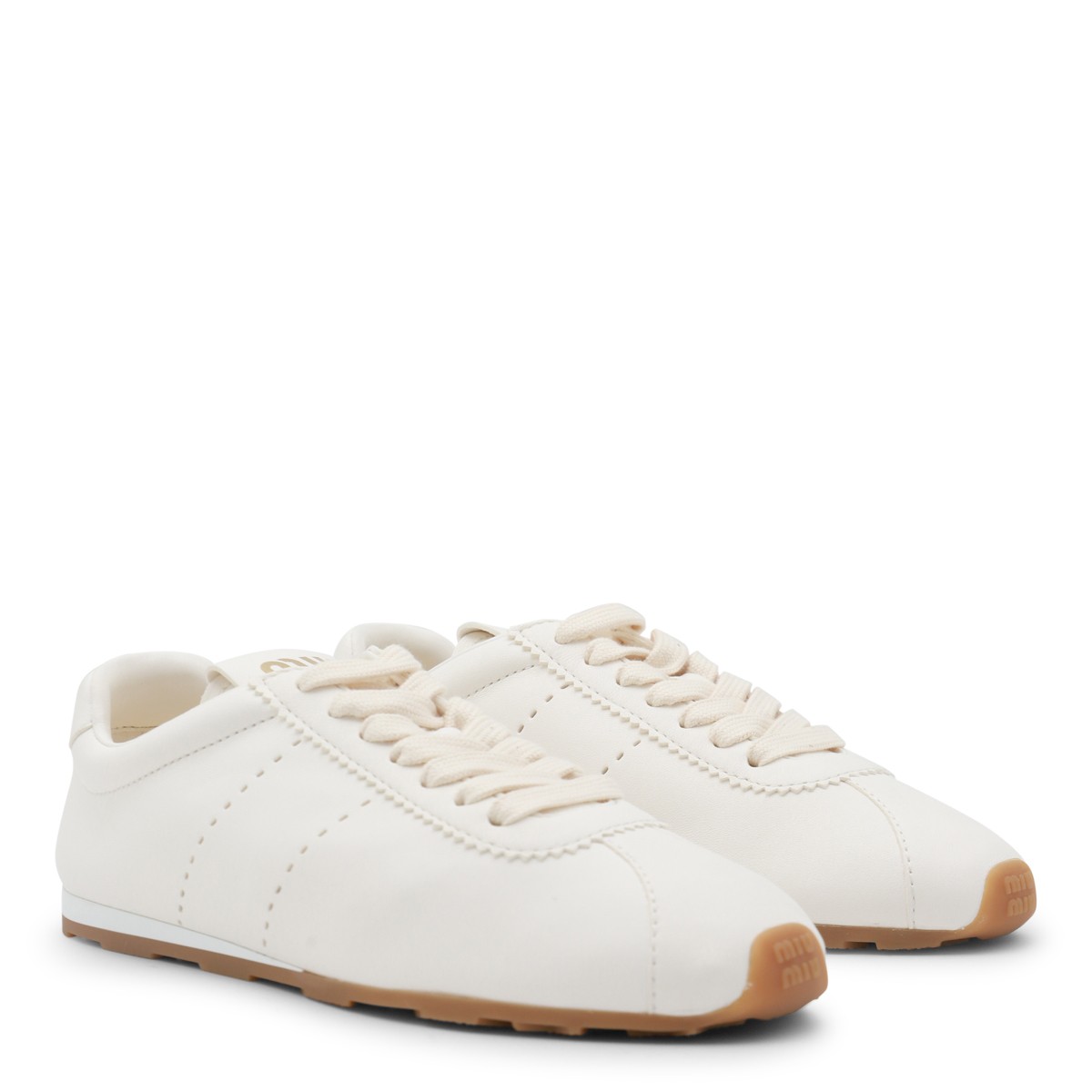 IVORY LEATHER SNEAKERS