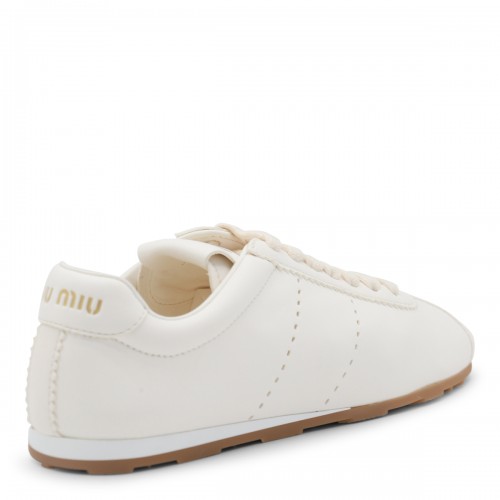 IVORY LEATHER SNEAKERS