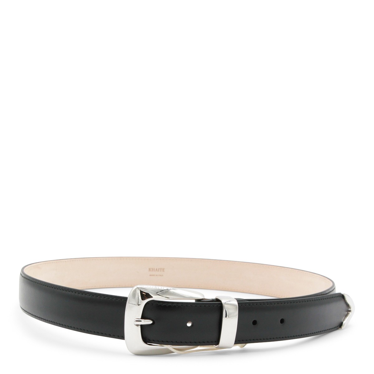 BLACK LEATHER BELT