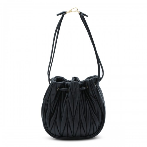 BLACK LEATHER MINI BAG