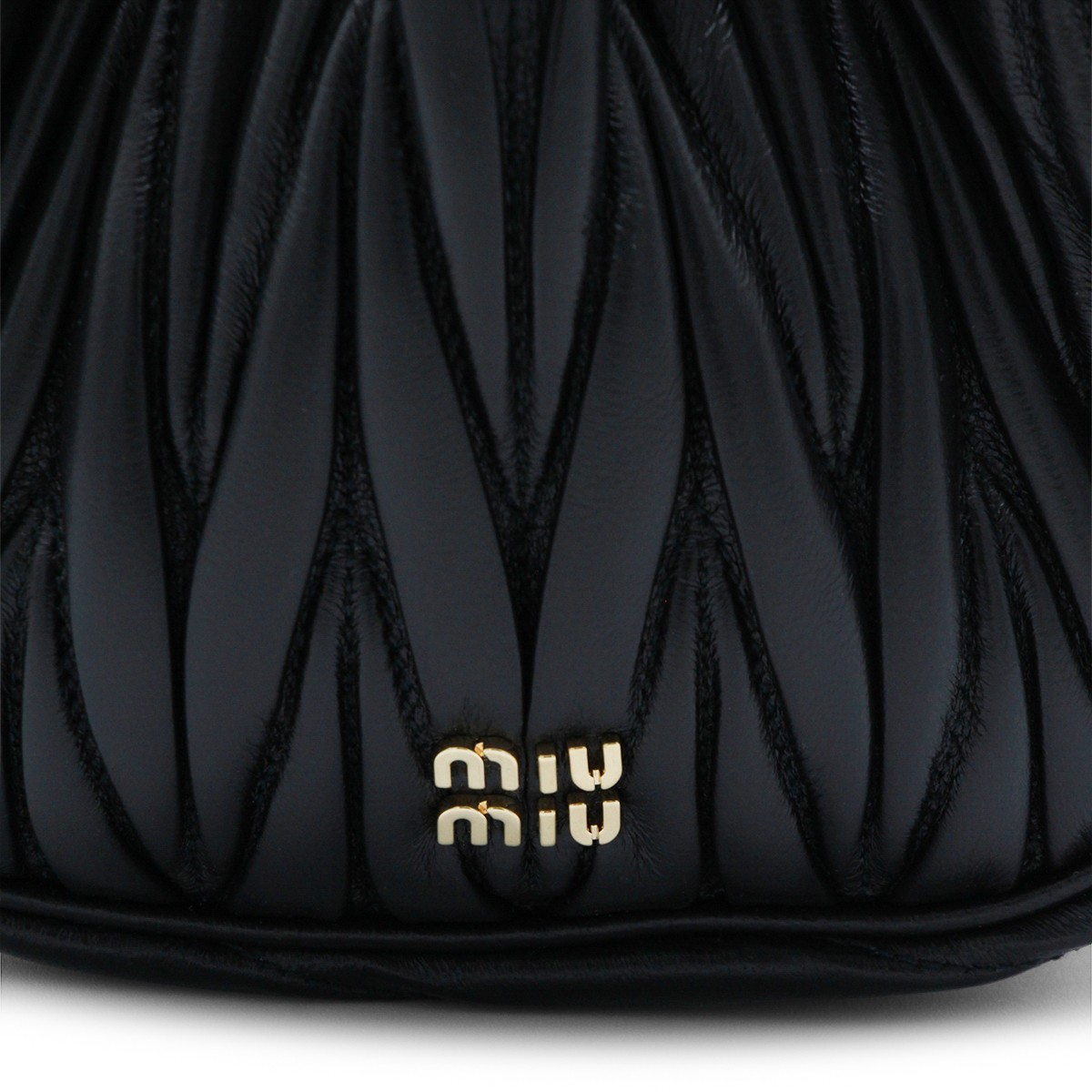 BLACK LEATHER MINI BAG