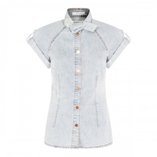 LIGHT BLUE COTTON SHIRT