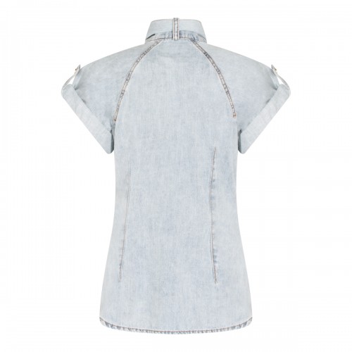 LIGHT BLUE COTTON SHIRT