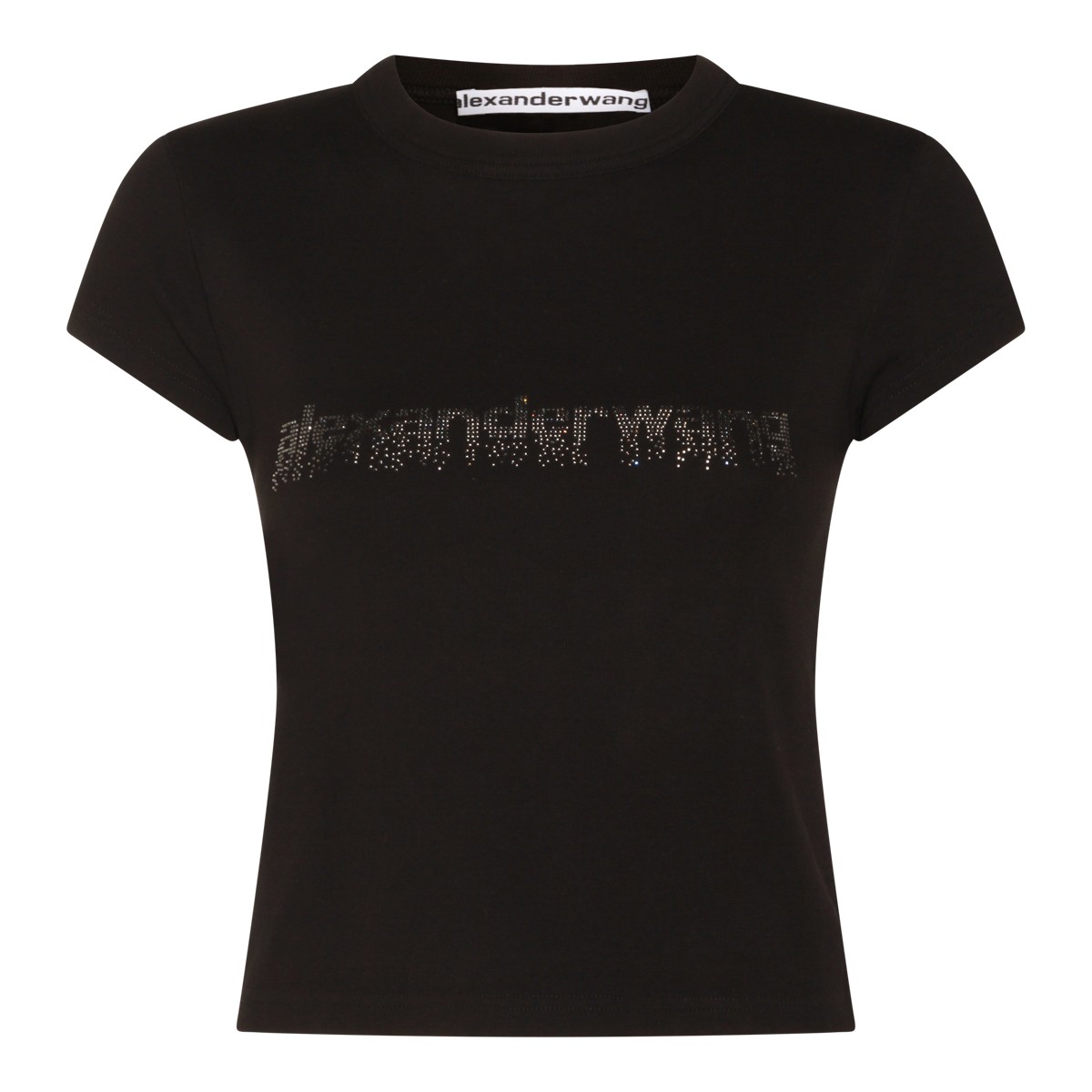 BLACK COTTON T-SHIRT