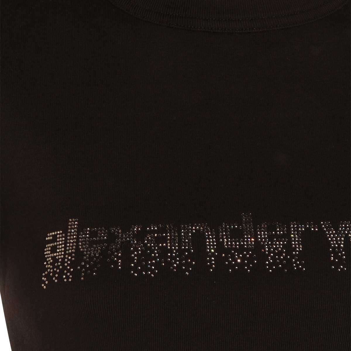 BLACK COTTON T-SHIRT