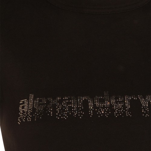 BLACK COTTON T-SHIRT