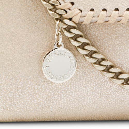 GOLD FAUX LEATHER FALABELLA MINI CROSSBODY SHOULDER BAG