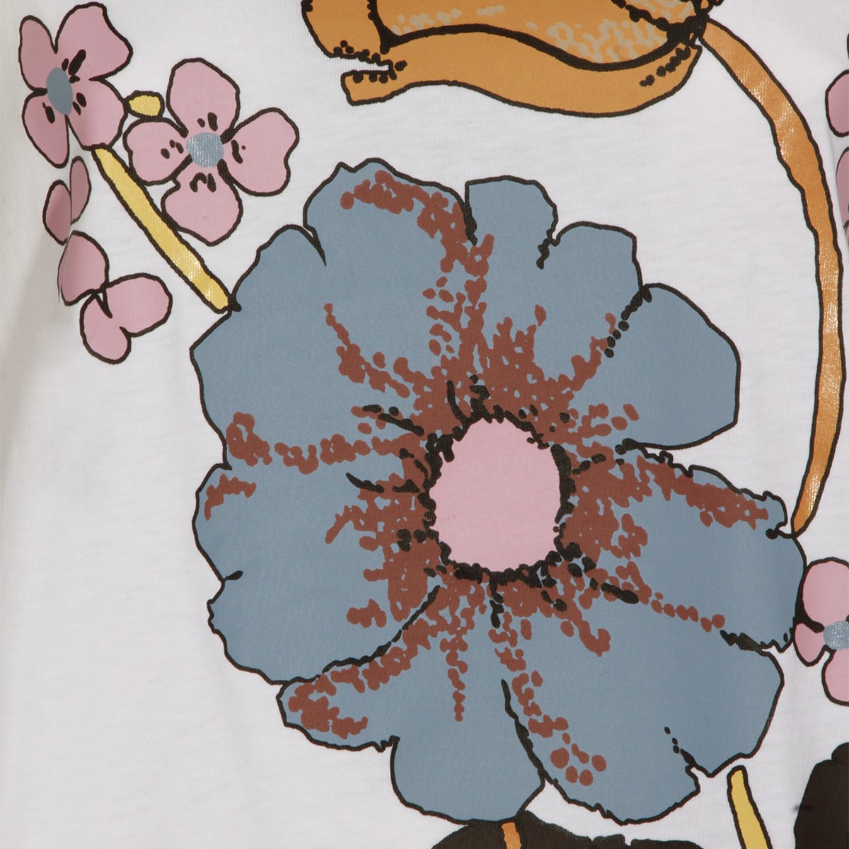 LILY WHITE COTTON T-SHIRT