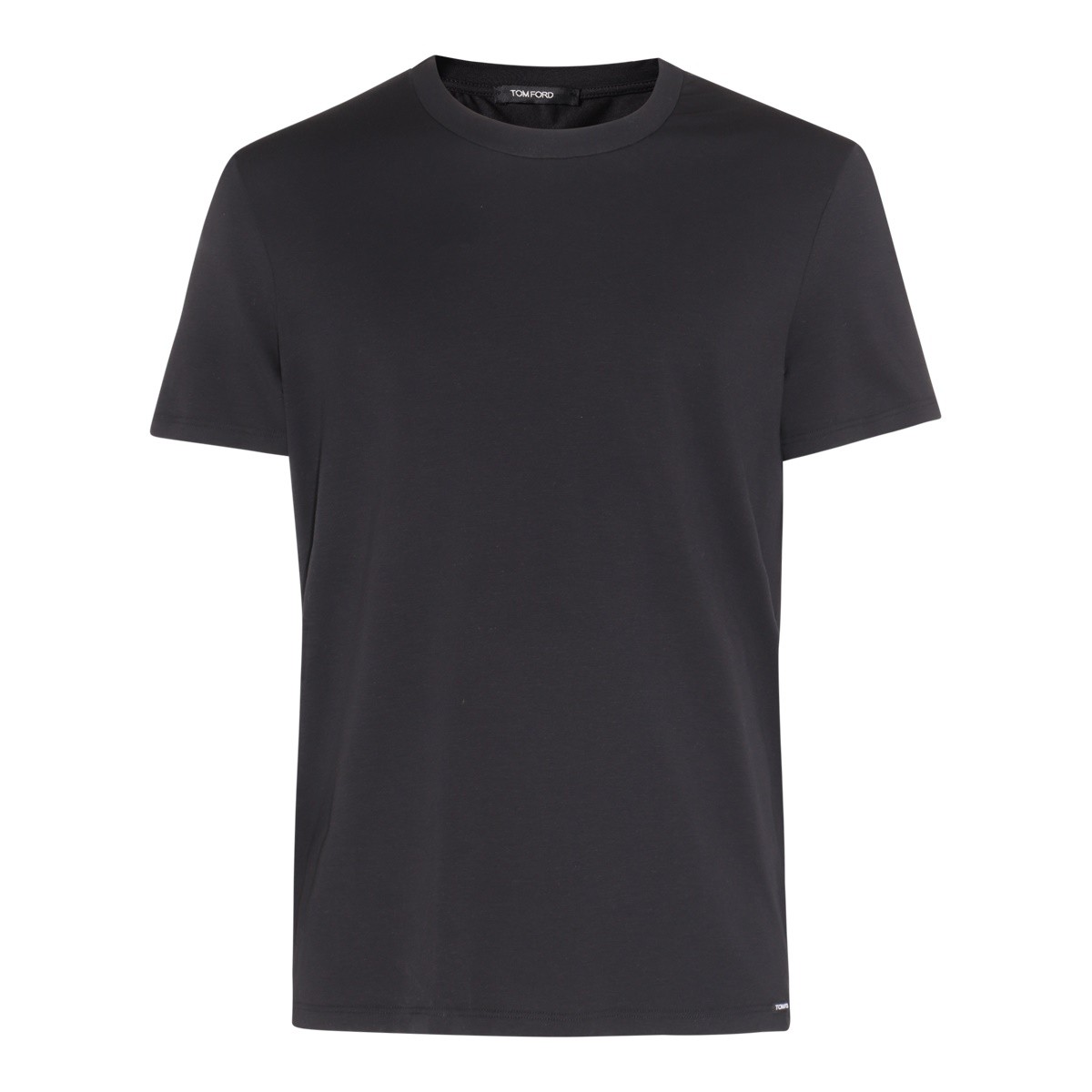 BLACK COTTON T-SHIRT