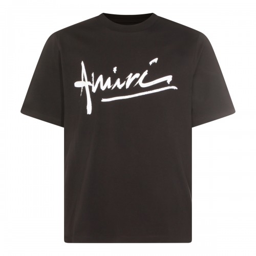 BLACK COTTON T-SHIRT
