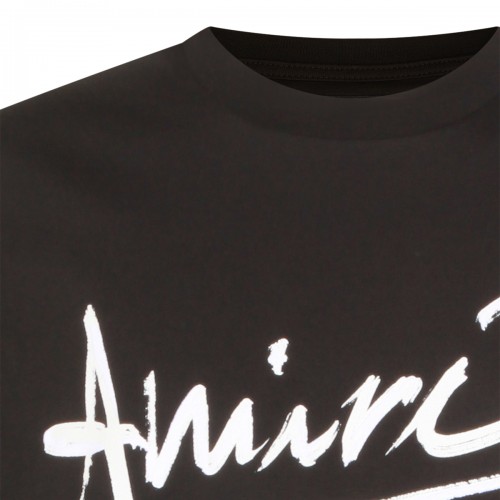 BLACK COTTON T-SHIRT