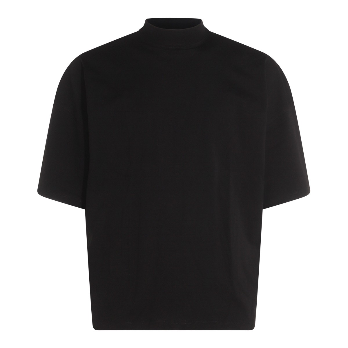 BLACK COTTON T-SHIRT