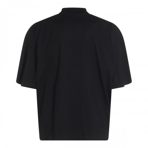 BLACK COTTON T-SHIRT