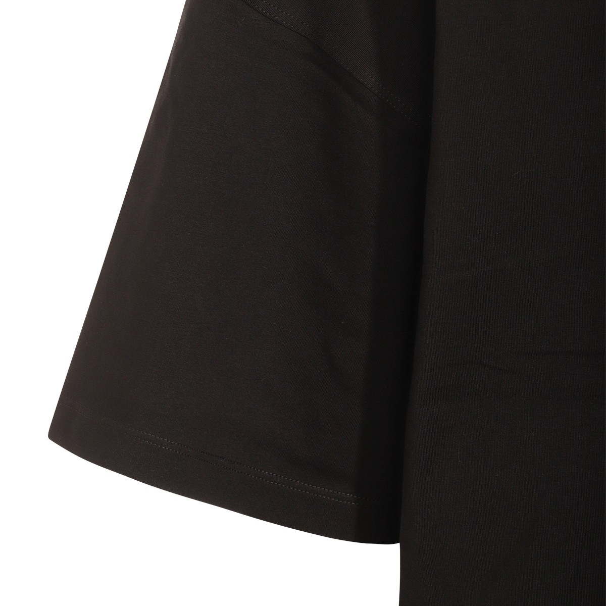 BLACK COTTON T-SHIRT