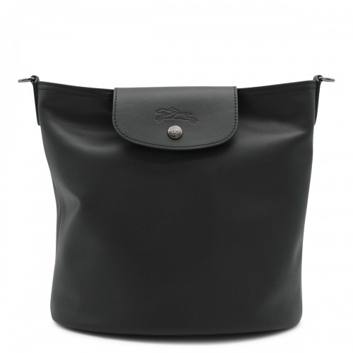BLACK CROSSBODY SATCHEL