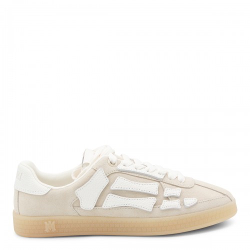 BEIGE LEATHER SNEAKERS