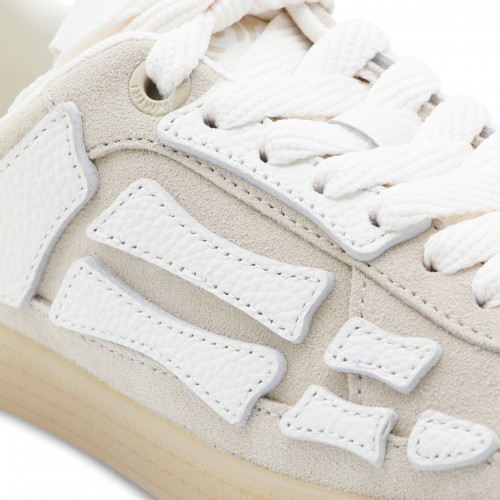 BEIGE LEATHER SNEAKERS