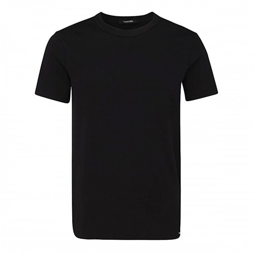 BLACK COTTON T-SHIRT