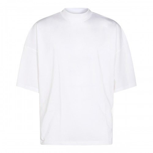 WHITE COTTON T-SHIRT