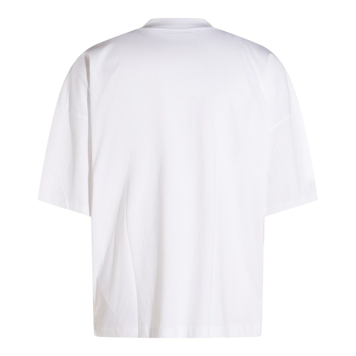WHITE COTTON T-SHIRT