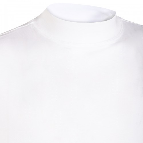 WHITE COTTON T-SHIRT