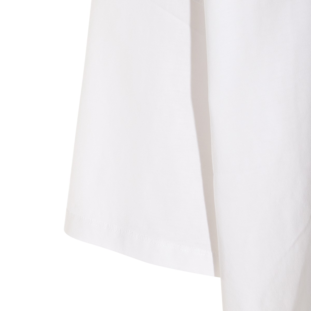 WHITE COTTON T-SHIRT