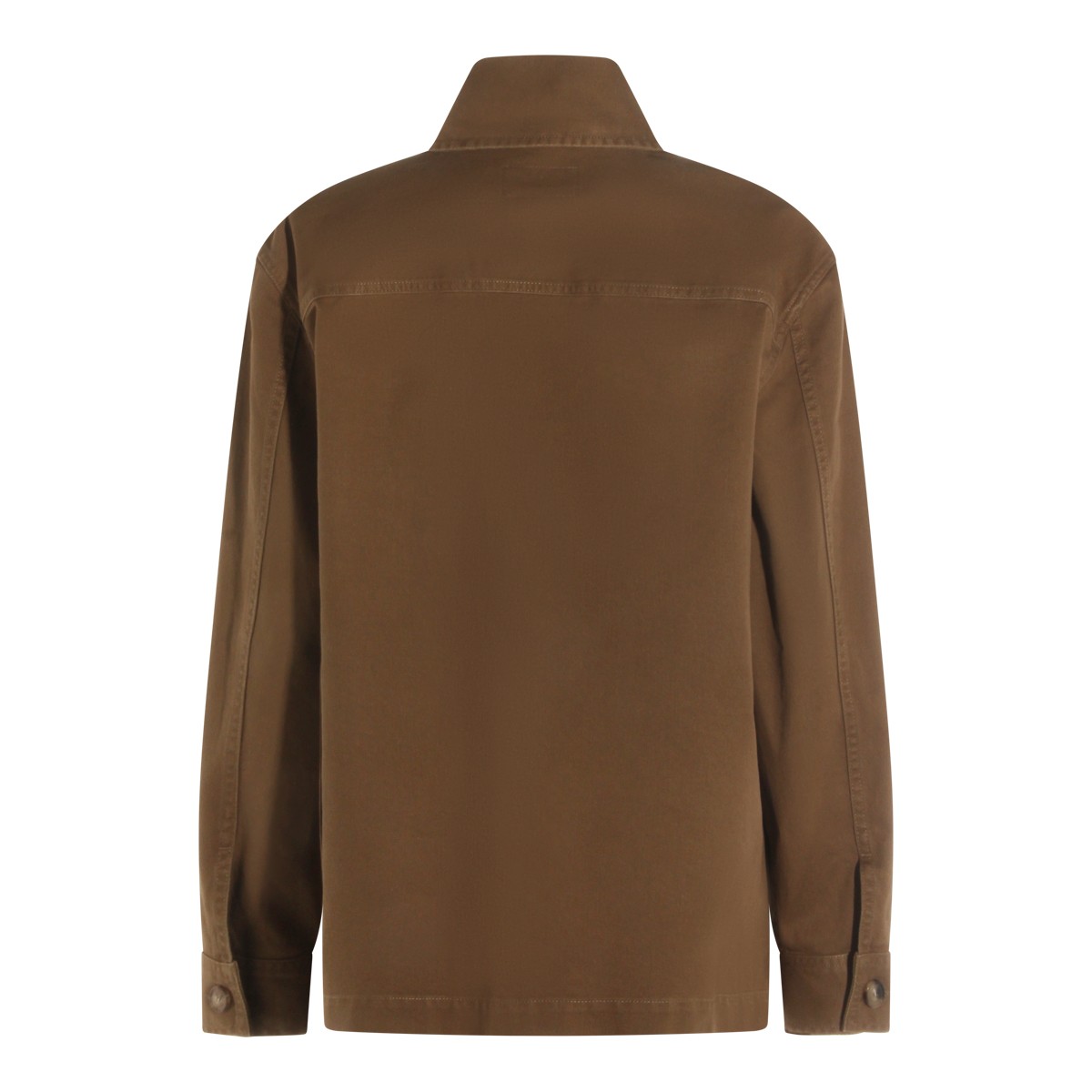BROWN COTTON SHIRT