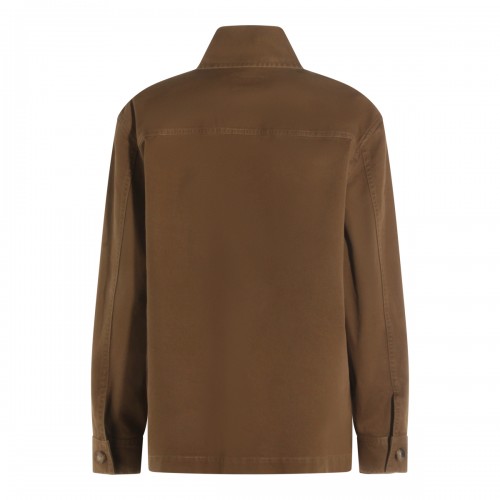 BROWN COTTON SHIRT