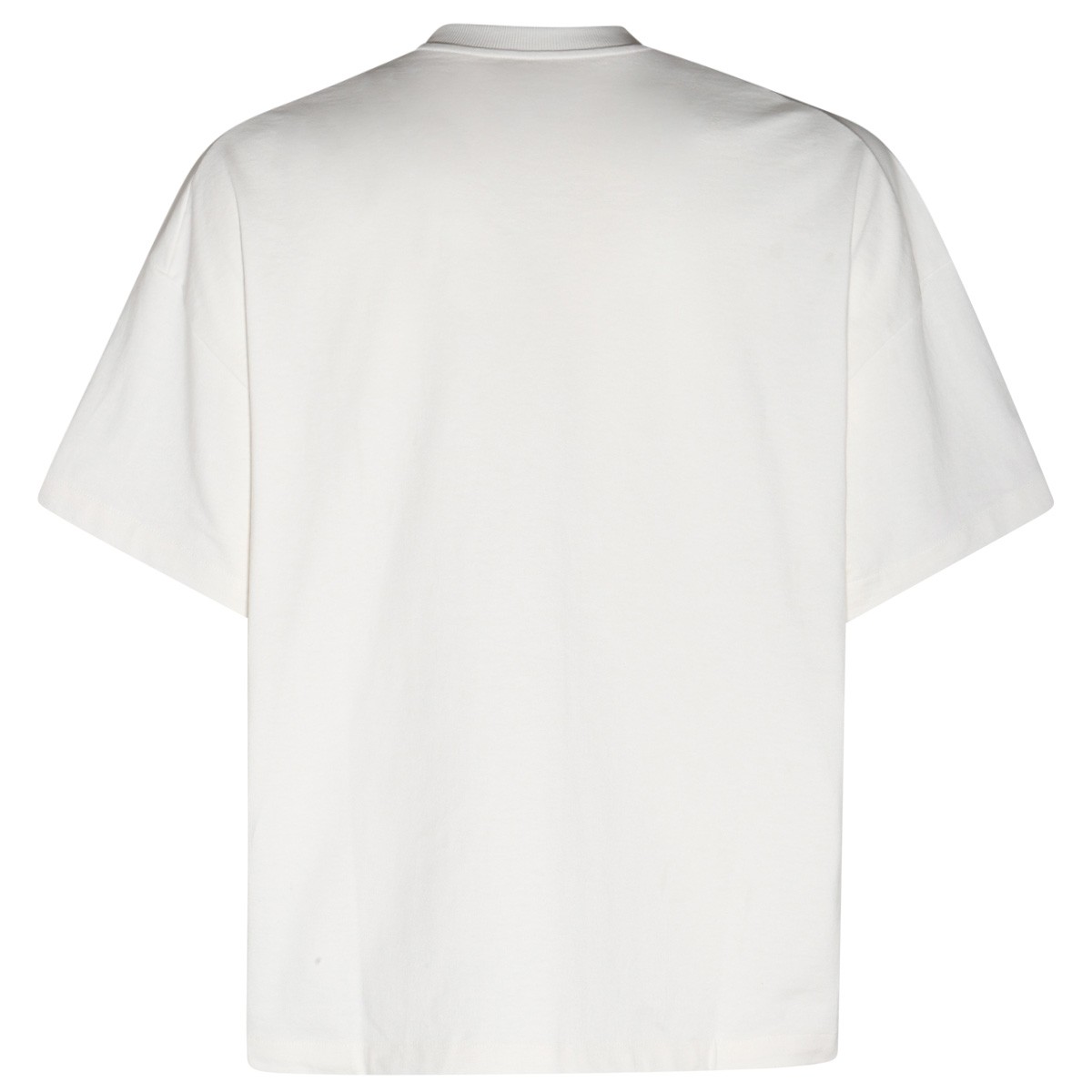 WHITE COTTON T-SHIRT
