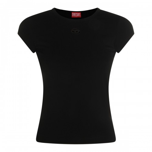 BLACK COTTON T-SHIRT