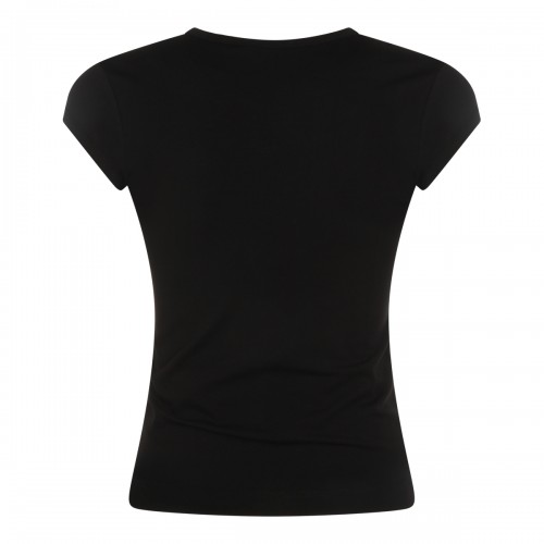 BLACK COTTON T-SHIRT