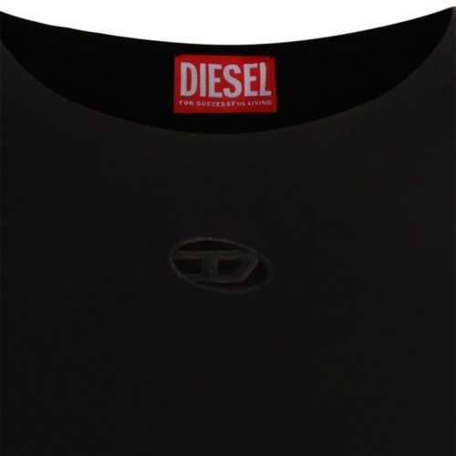 BLACK COTTON T-SHIRT