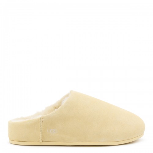 LIGHT BEIGE ELEA SLIP ON FLATS