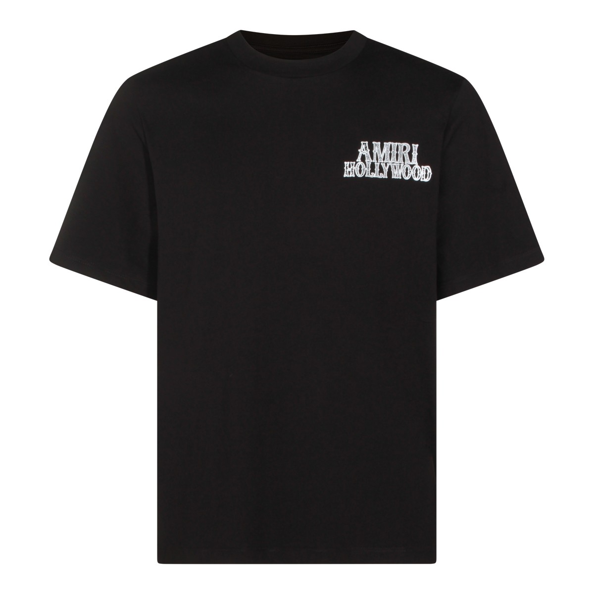 BLACK COTTON T-SHIRT