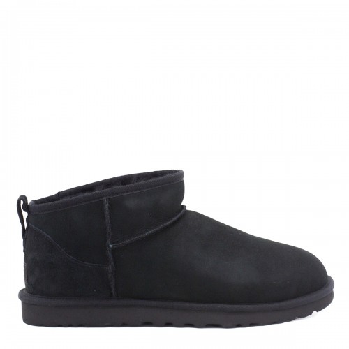 BLACK SUEDE ULTRA MINI BOOTS