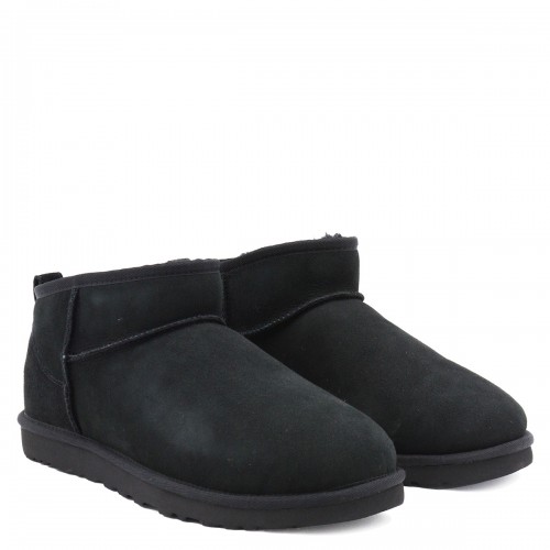 BLACK SUEDE ULTRA MINI BOOTS 2