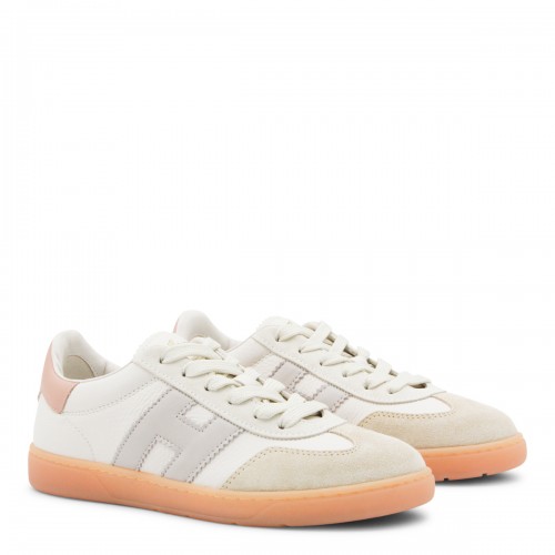 WHITE LEATHER COOL SNEAKERS 2