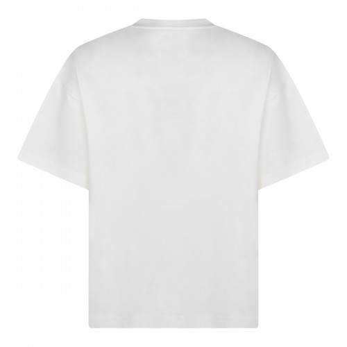 WHITE COTTON T-SHIRT