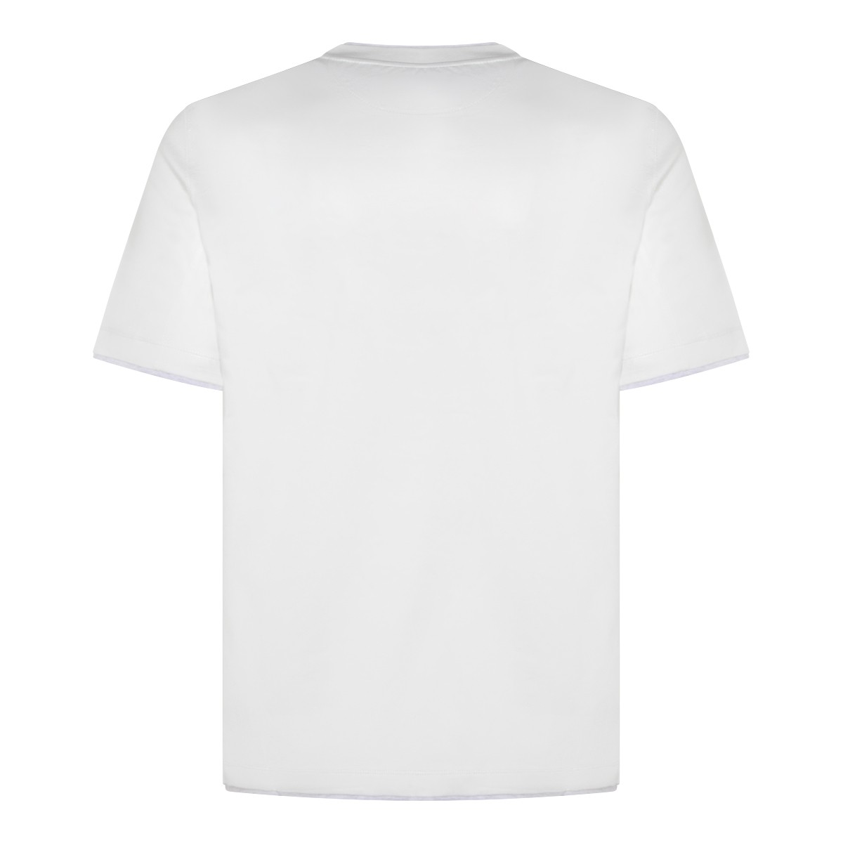 WHITE COTTON T-SHIRT