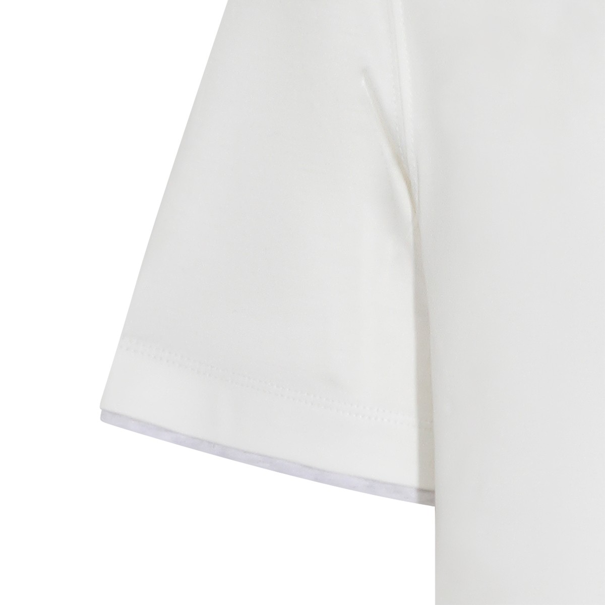 WHITE COTTON T-SHIRT