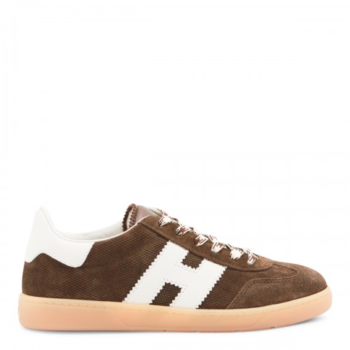 BROWN LEATHER SNEAKERS