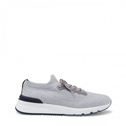 GREY COTTON SNEAKERS