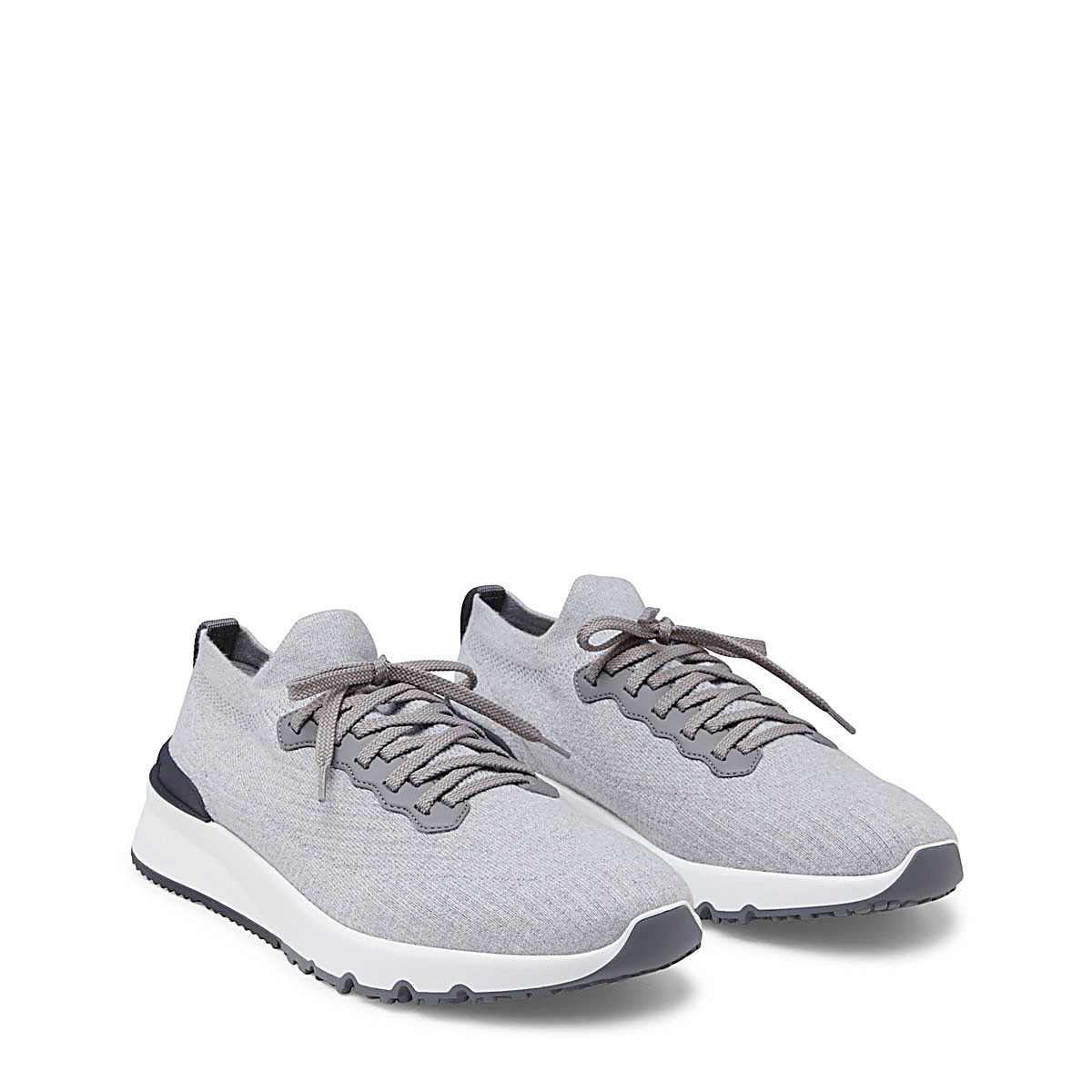 GREY COTTON SNEAKERS