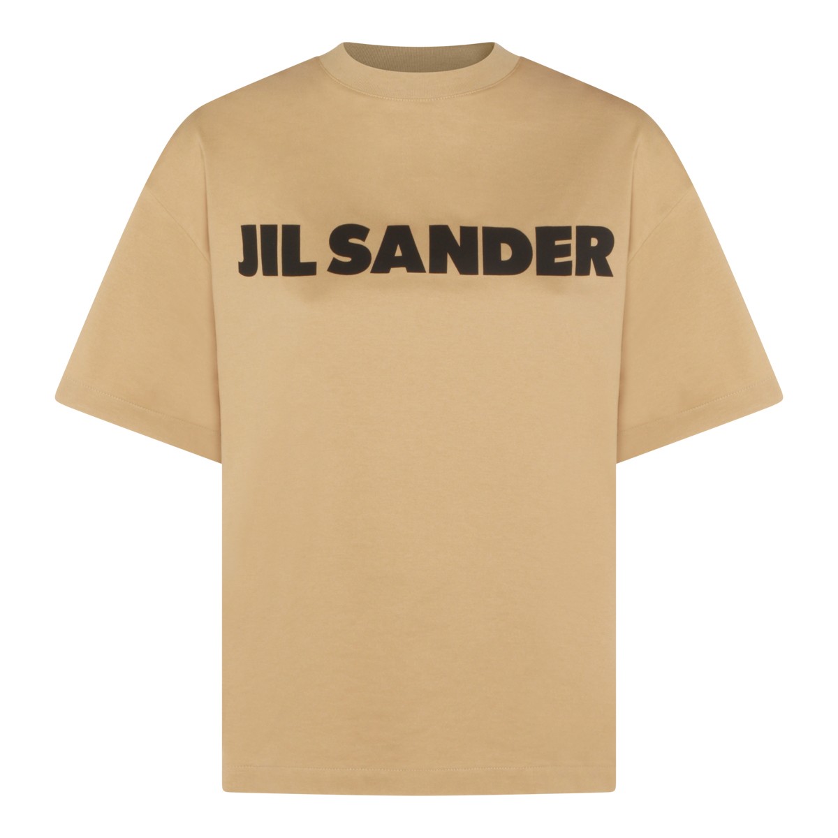 BEIGE COTTON T-SHIRT