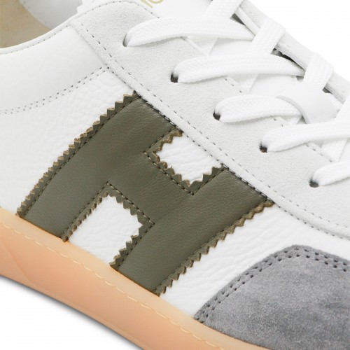 WHITE LEATHER SNEAKERS