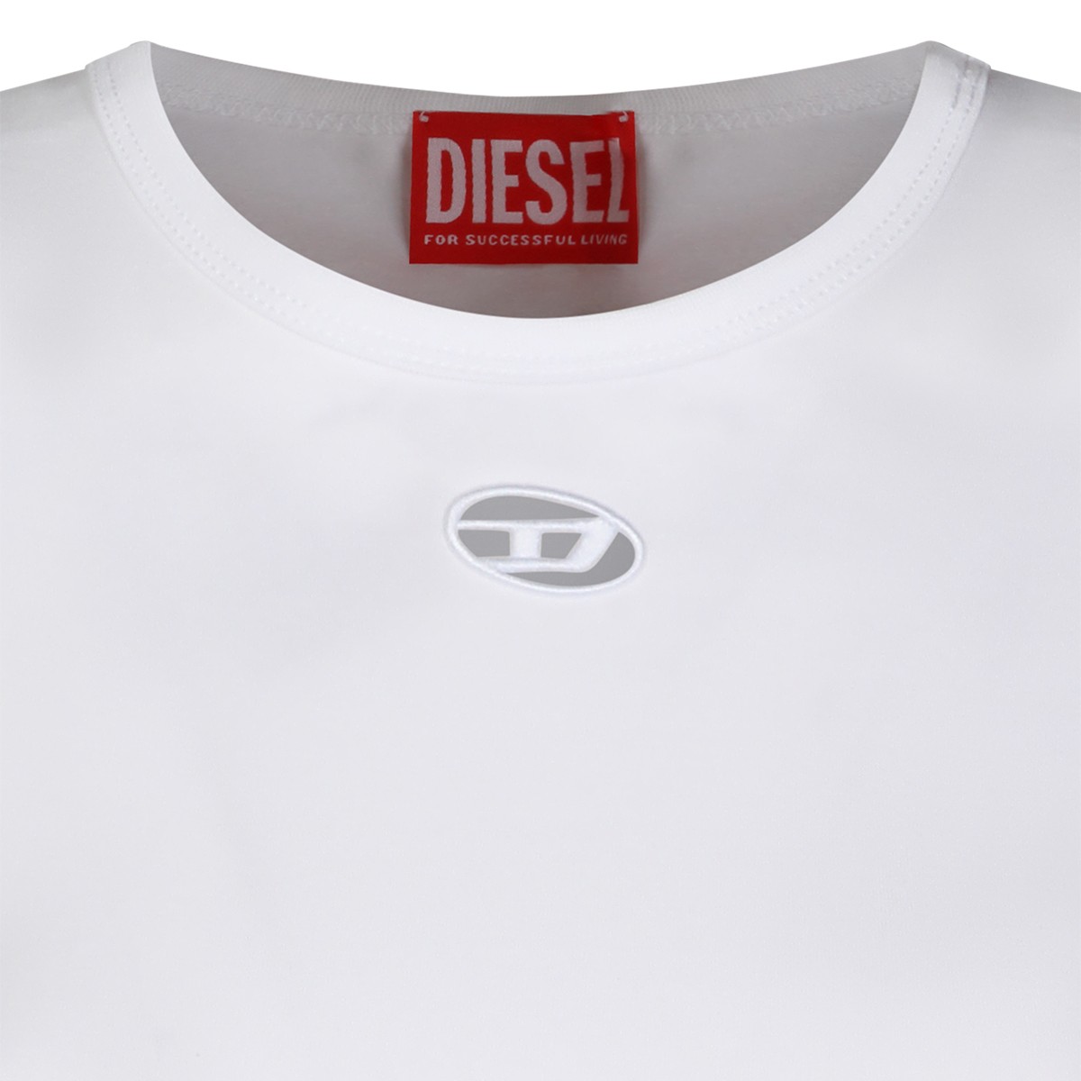 WHITE COTTON T-SHIRT