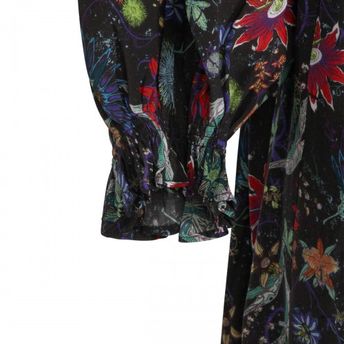 BLACK VISCOSE DRESS