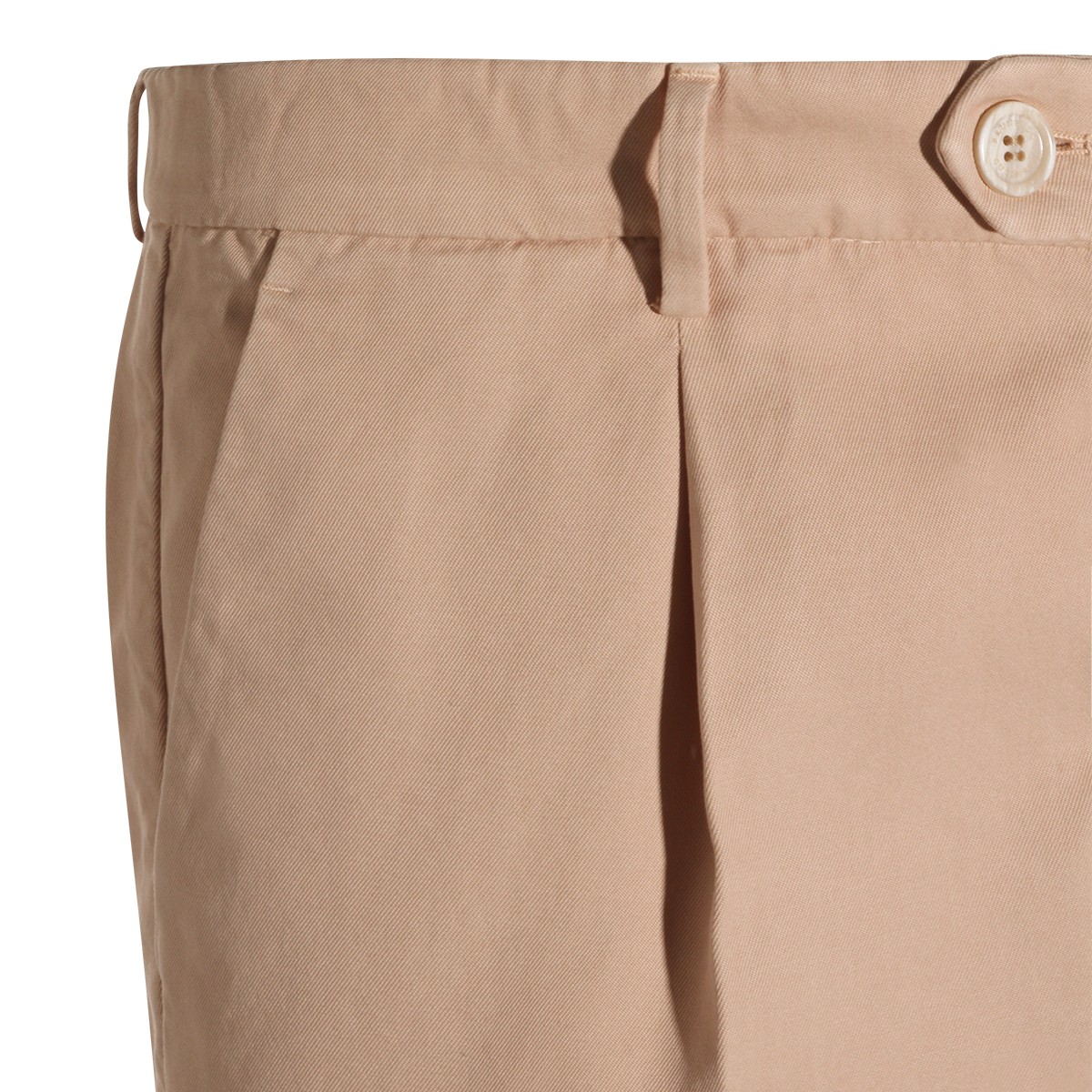CAMEL COTTON PANTS